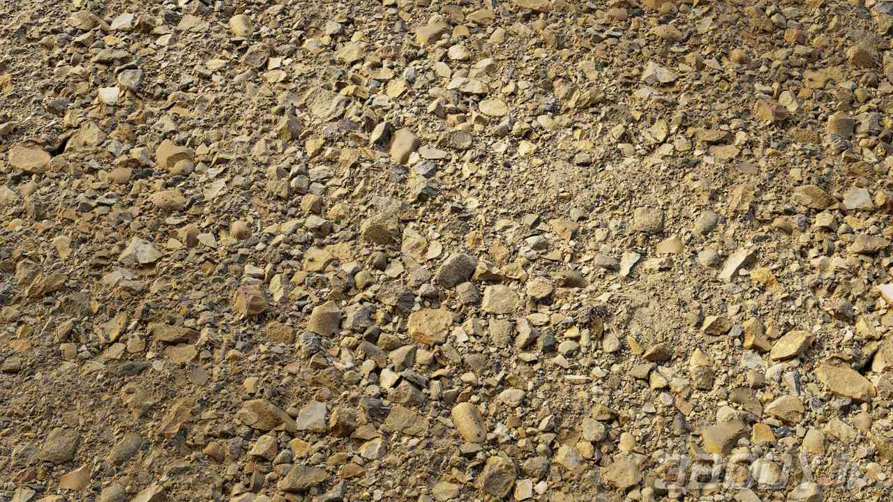 متریال زمین شن gravel ground عکس 1